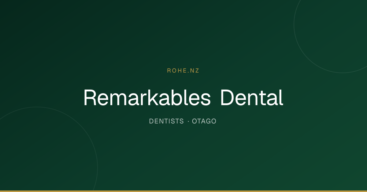 Remarkables Dental