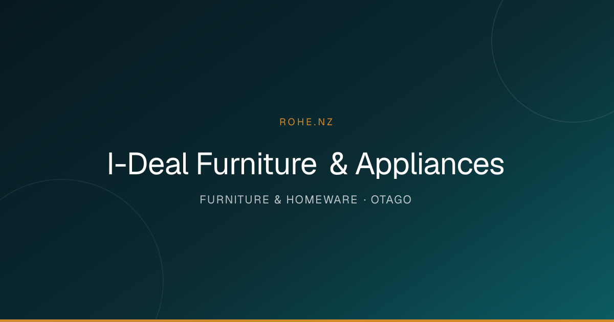 I-Deal Furniture & Appliances