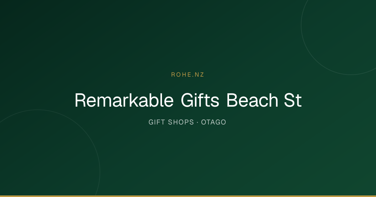 Remarkable Gifts Beach St