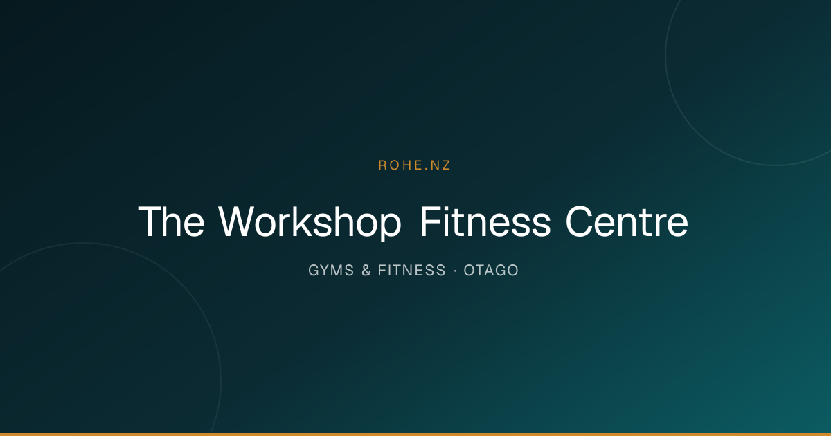 The Workshop Fitness Centre