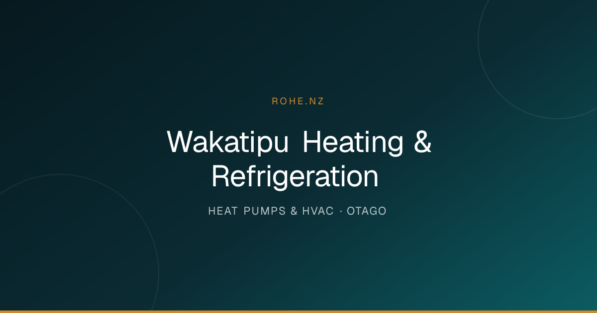 Wakatipu Heating & Refrigeration