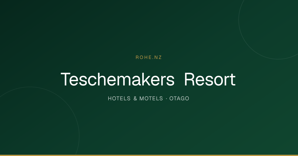 Teschemakers Resort