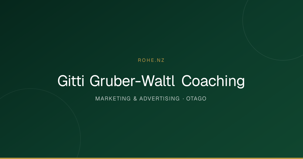Gitti Gruber-Waltl Coaching