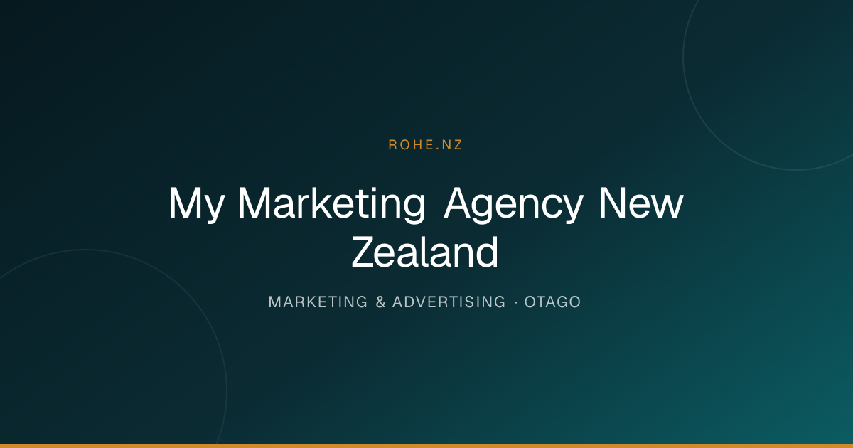 My Marketing Agency New Zealand