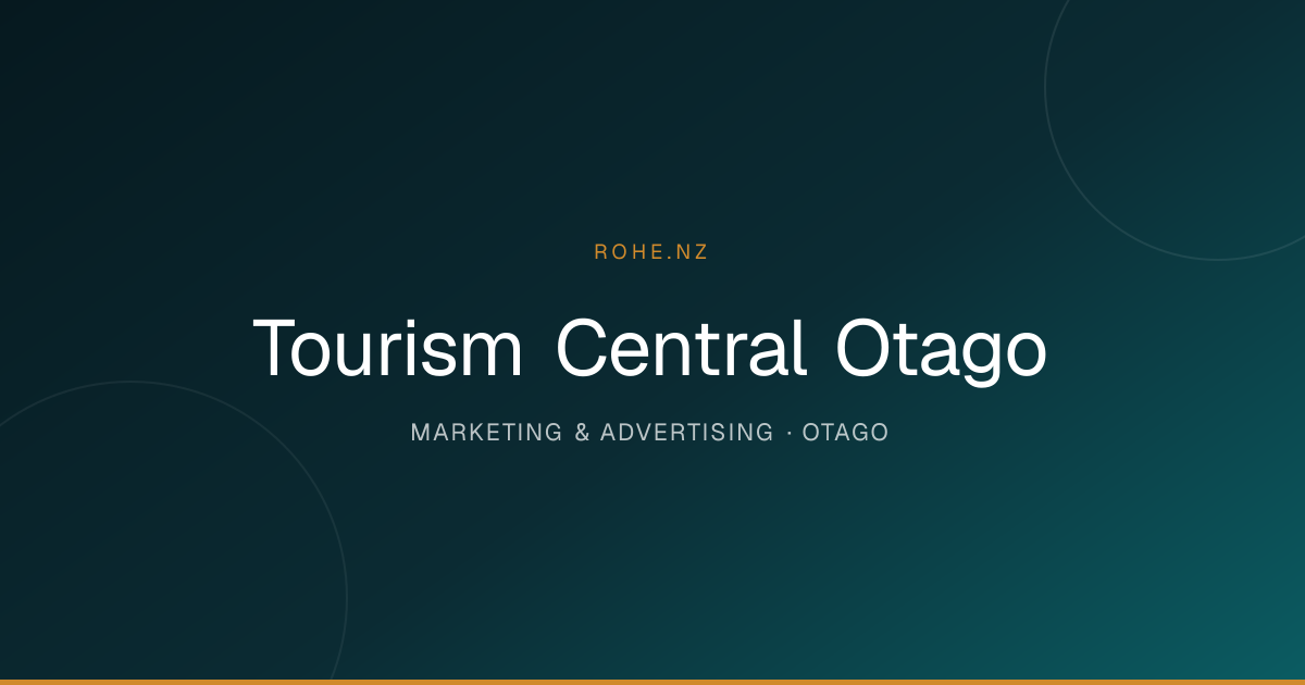 Tourism Central Otago