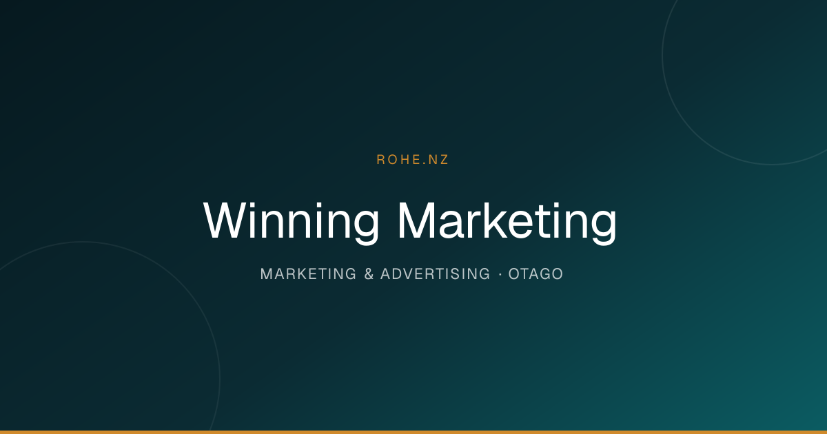 Winning Marketing