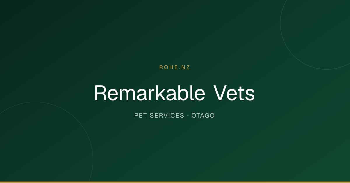 Remarkable Vets