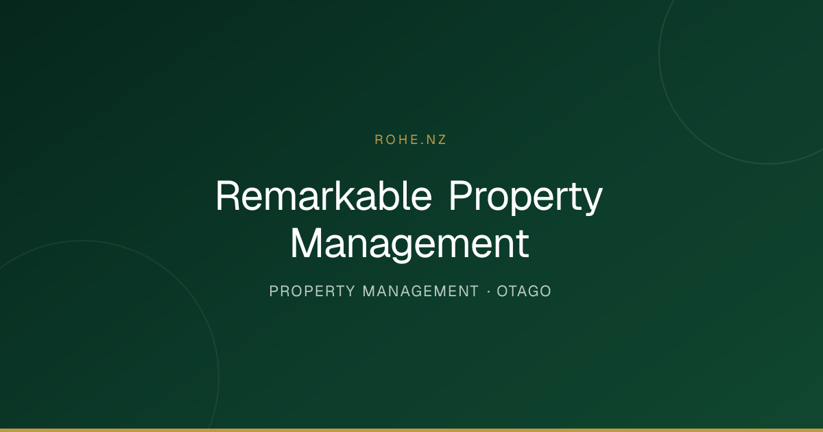 Remarkable Property Management
