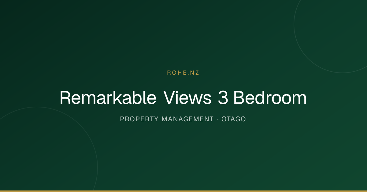 Remarkable Views 3 Bedroom