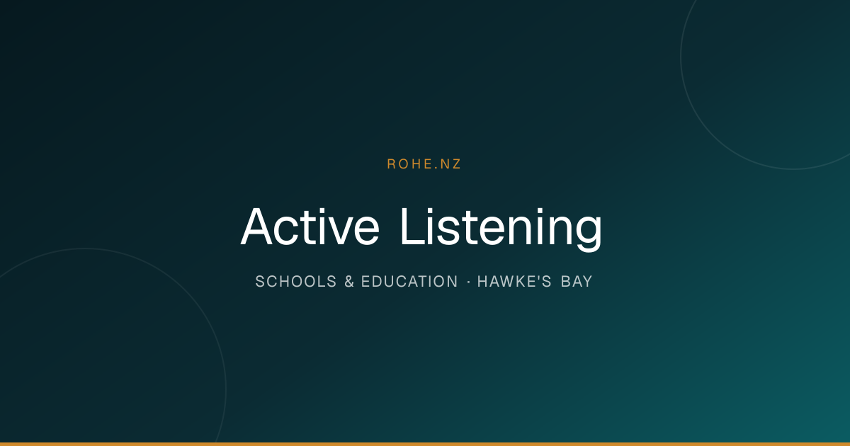 Active Listening