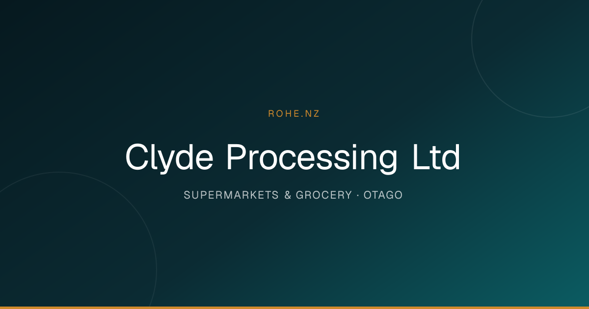 Clyde Processing Ltd
